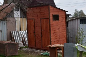 Туалет, хозблок деревянный, сарай, бытовка, домик дачный, душ 0025